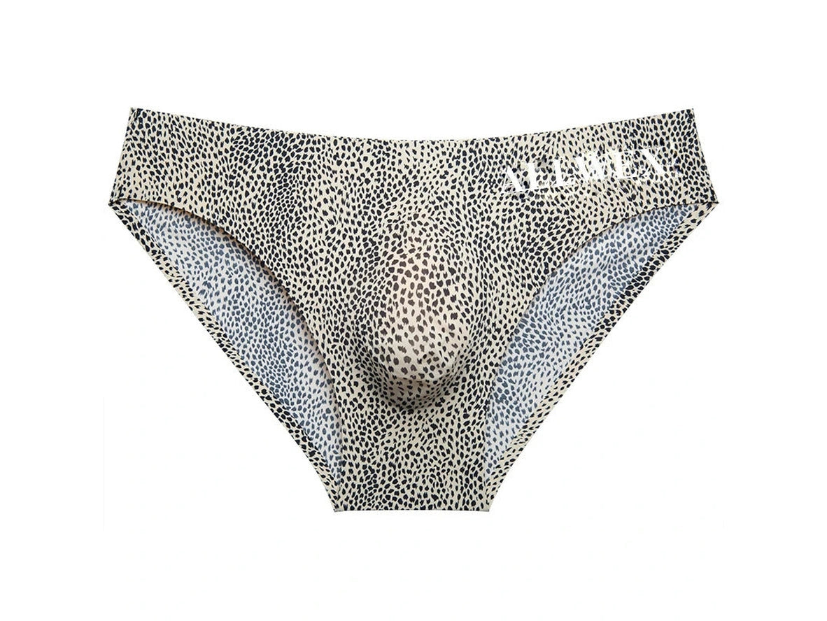 Gay Briefs | ALLMIX Soft Bulge Pouch Animal Print Briefs