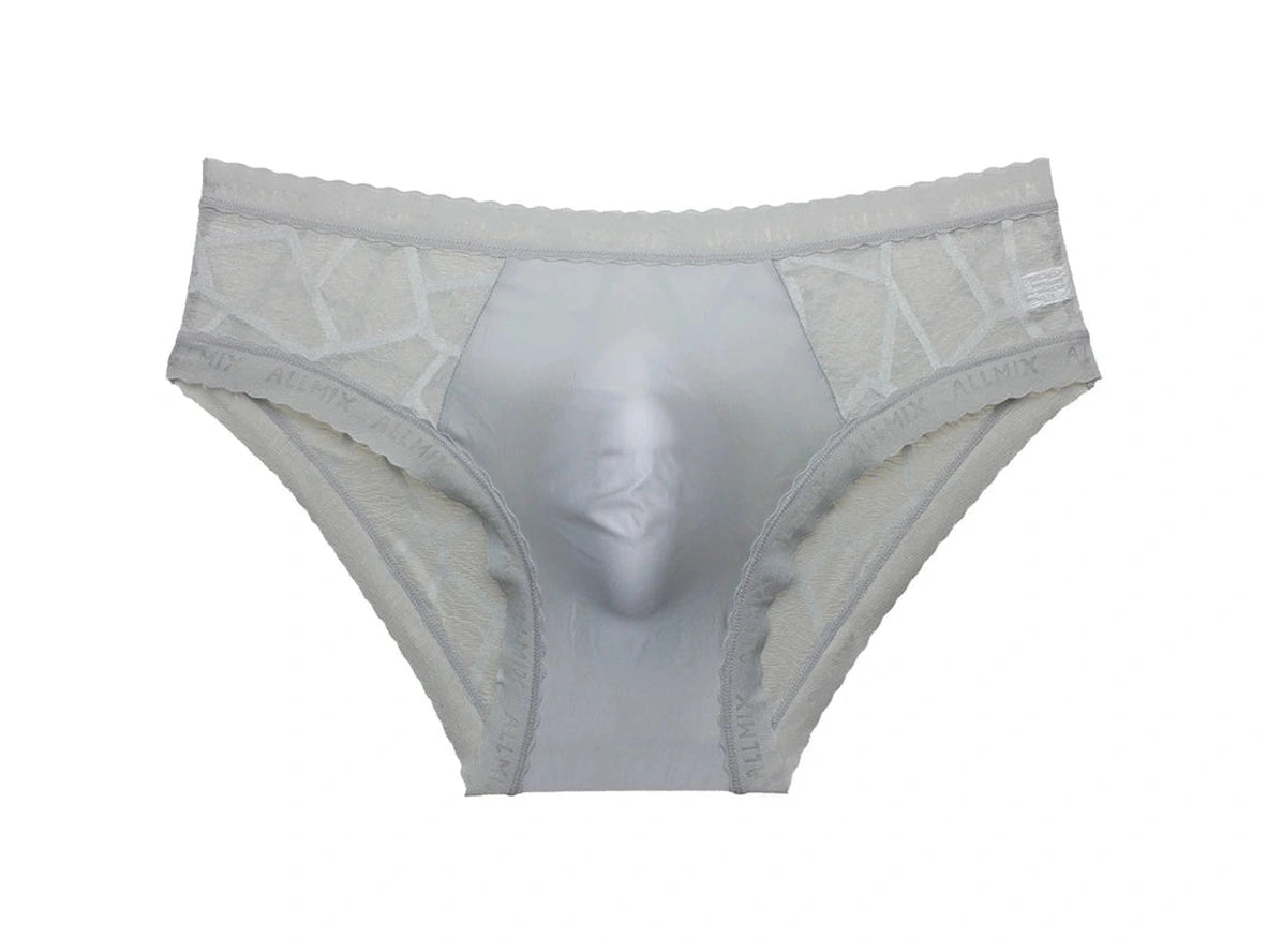Gay Briefs | ALLMIX Soft Bulge Pouch Seamless Lace Briefs