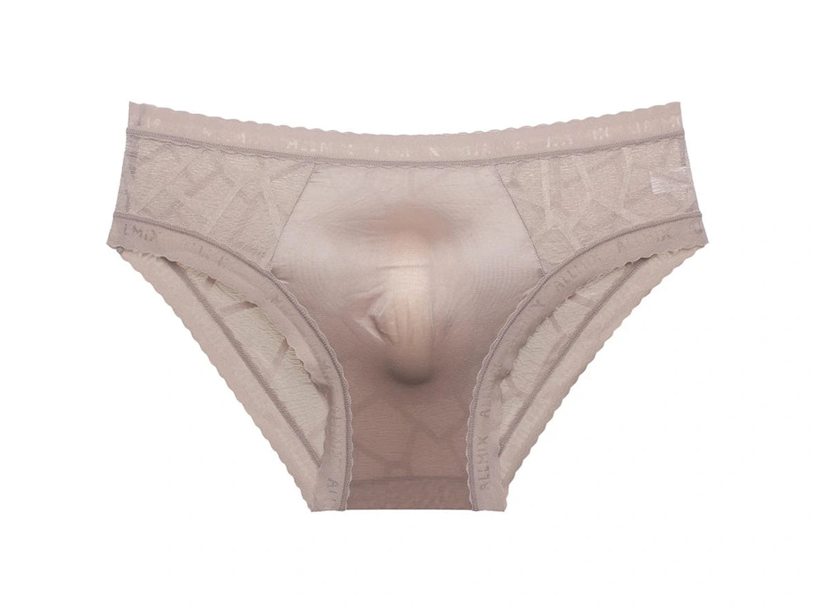 Gay Briefs | ALLMIX Soft Bulge Pouch Seamless Lace Briefs