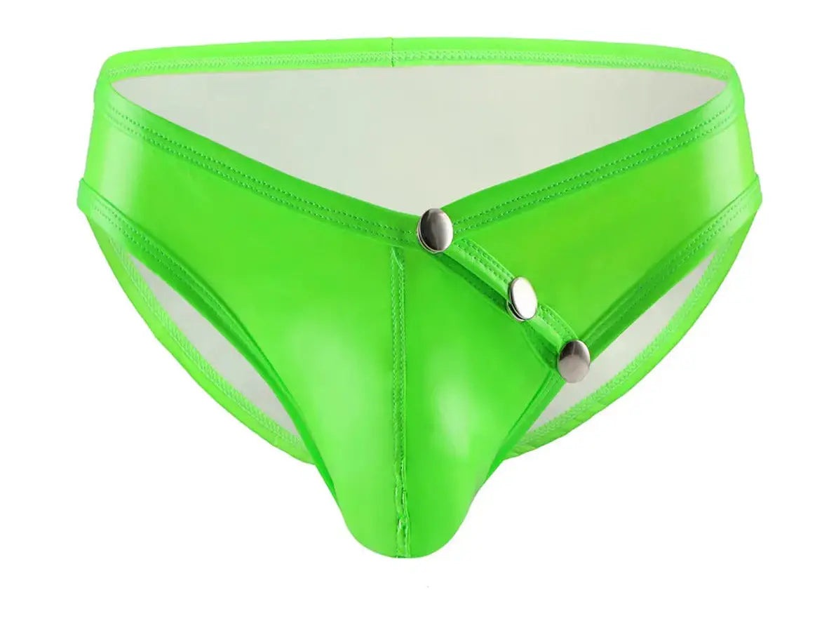 Gay Briefs | CIOKICX Underwear Faux Leather Briefs