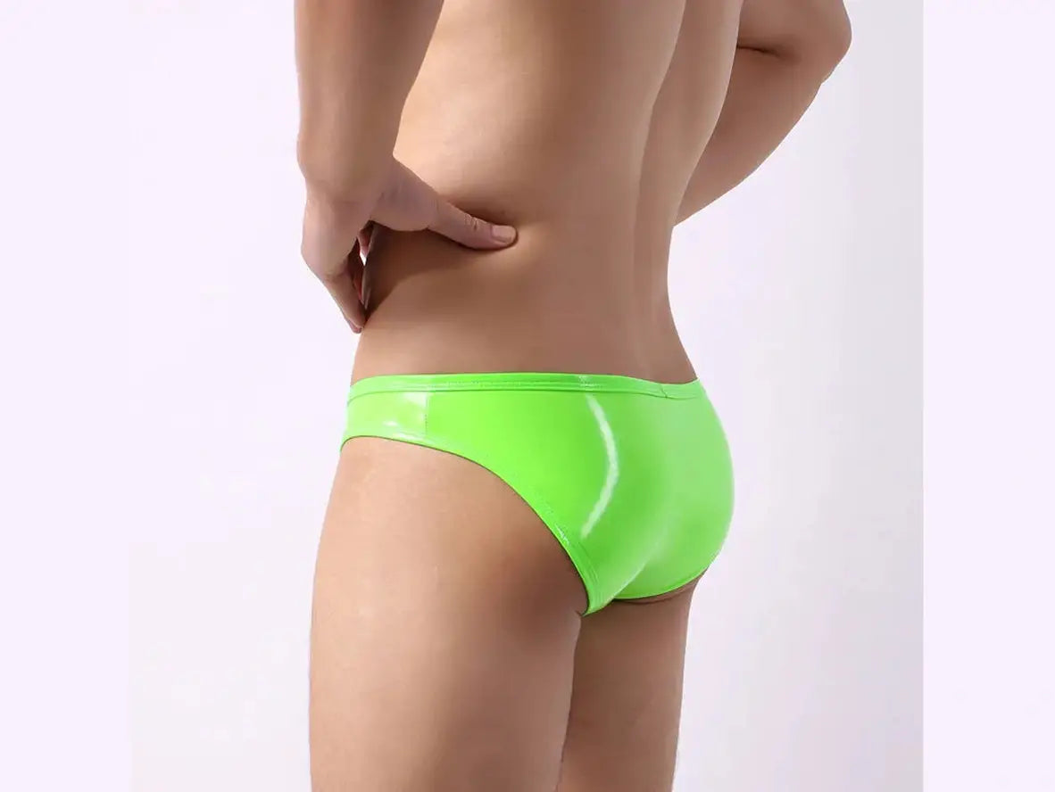 Gay Briefs | CIOKICX Underwear Faux Leather Briefs