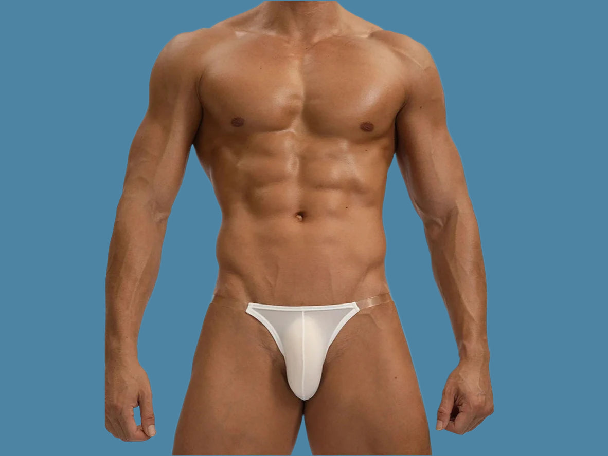 Gay Briefs | Clear Strap Mini Briefs