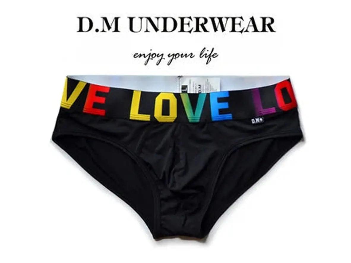 Gay Briefs | D.M Low-Rise Sexy Rainbow Love Briefs