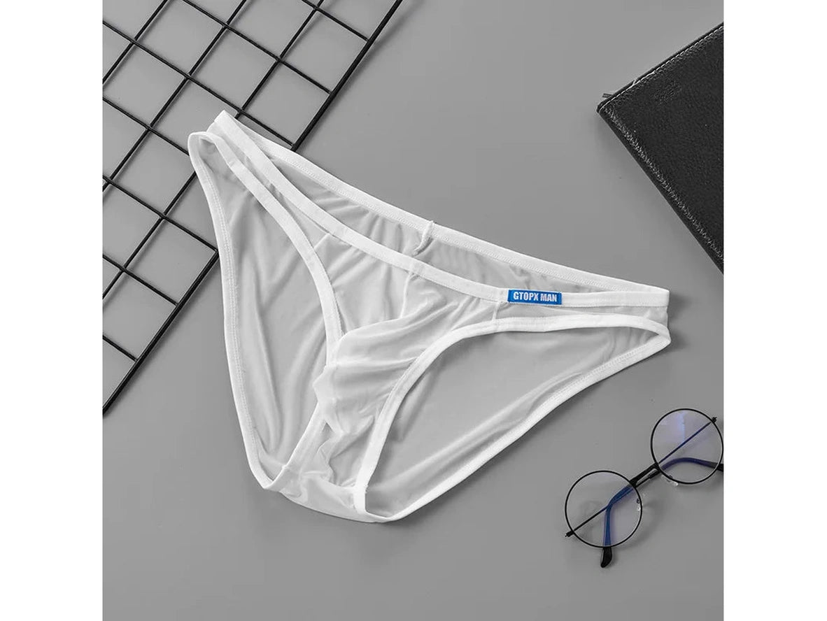 Gay Briefs | GTOPX MAN Ice Silk Translucent Briefs