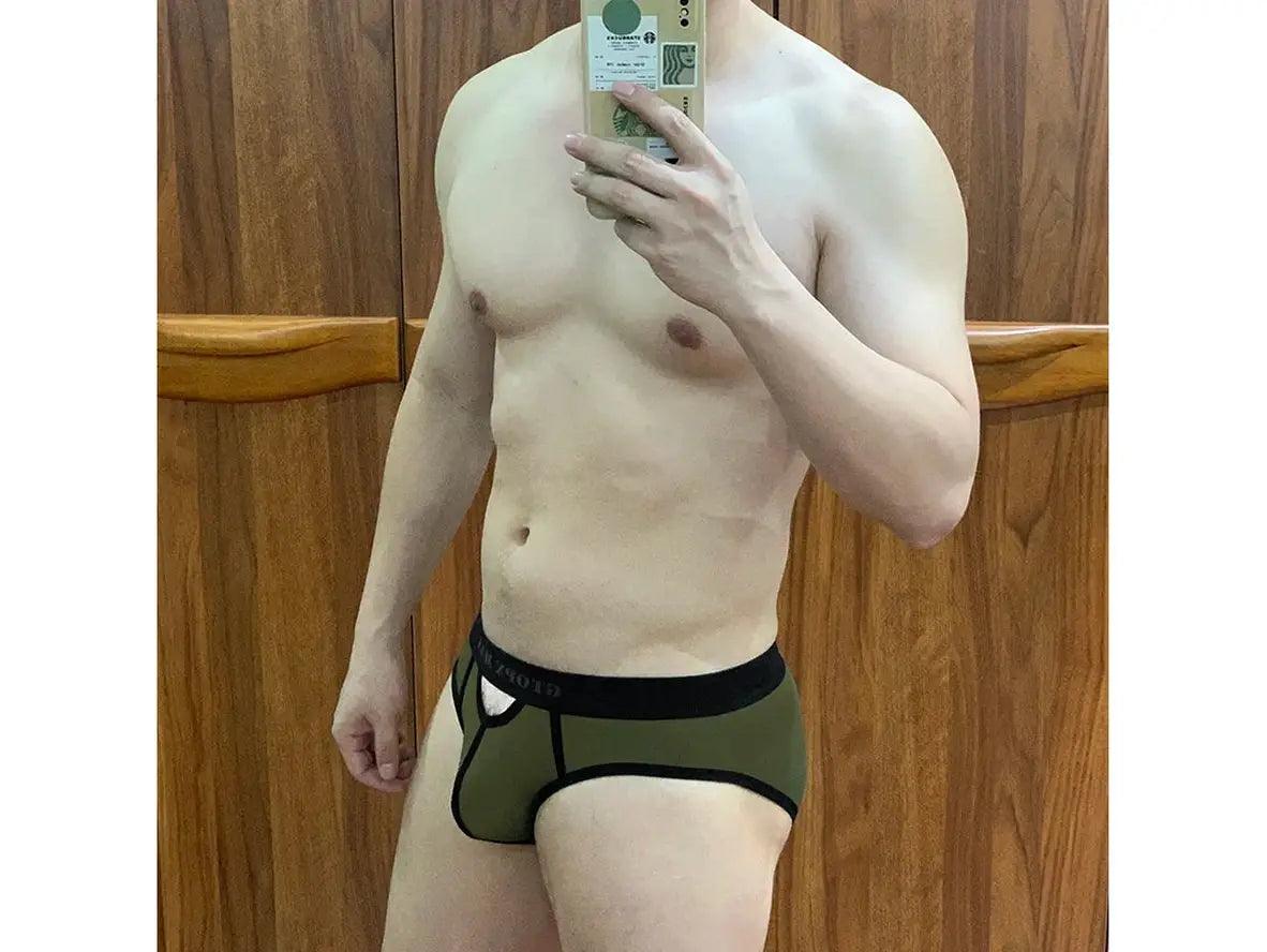Gay Briefs | GTOPX MEN Sexy Hollow Cotton Briefs