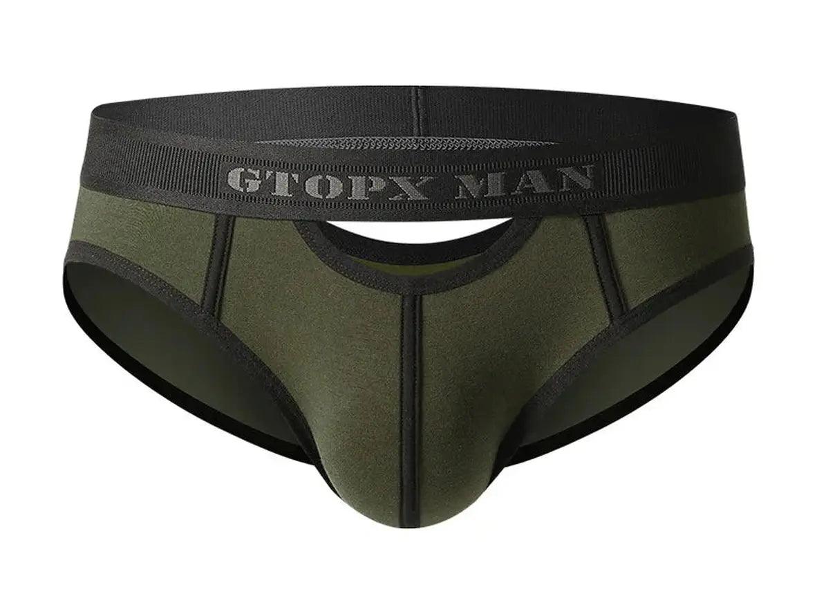 Gay Briefs | GTOPX MEN Sexy Hollow Cotton Briefs
