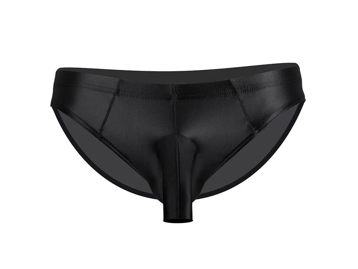 Gay Briefs | Glossy Open Pouch Briefs