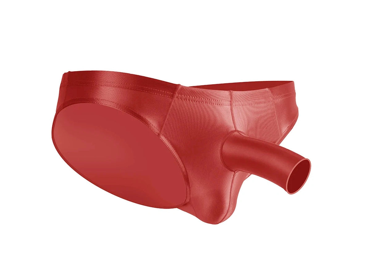 Gay Briefs | Glossy Open Pouch Briefs