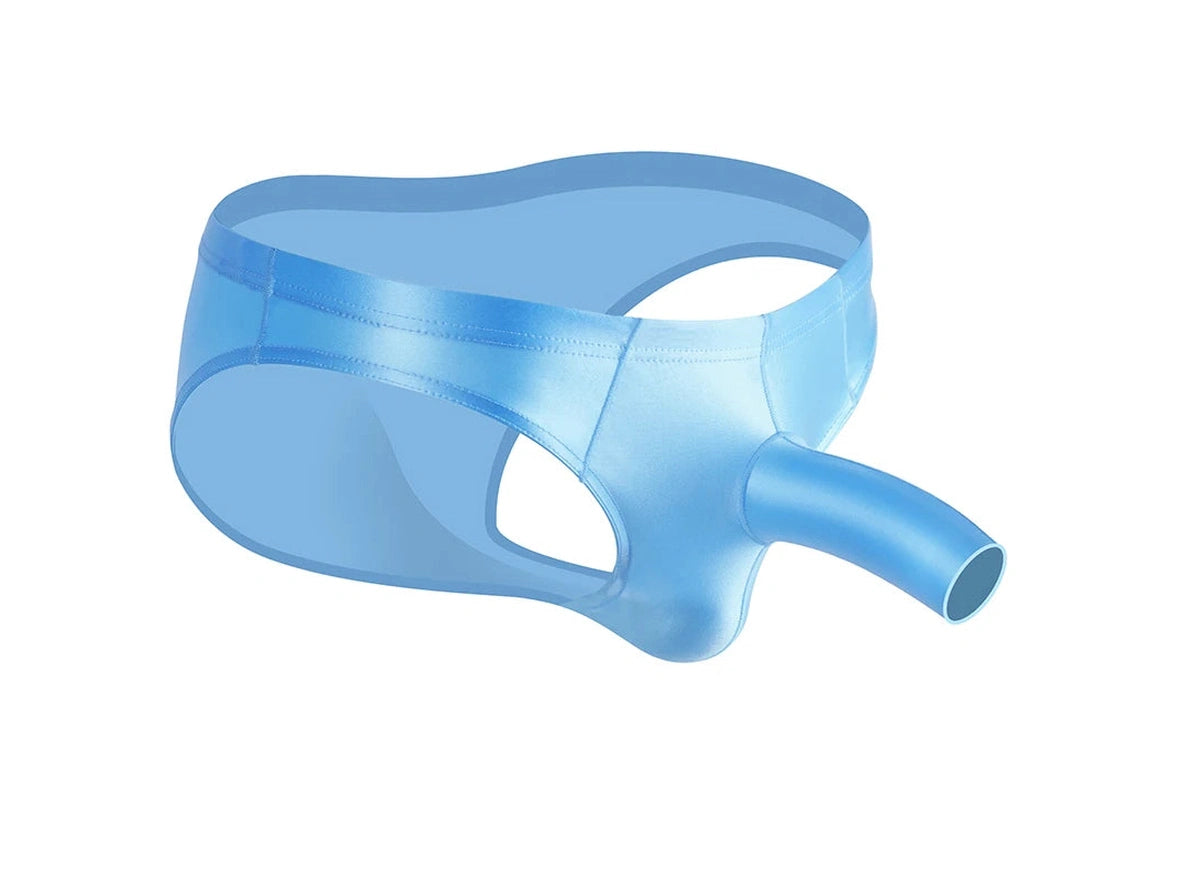 Gay Briefs | Glossy Open Pouch Briefs