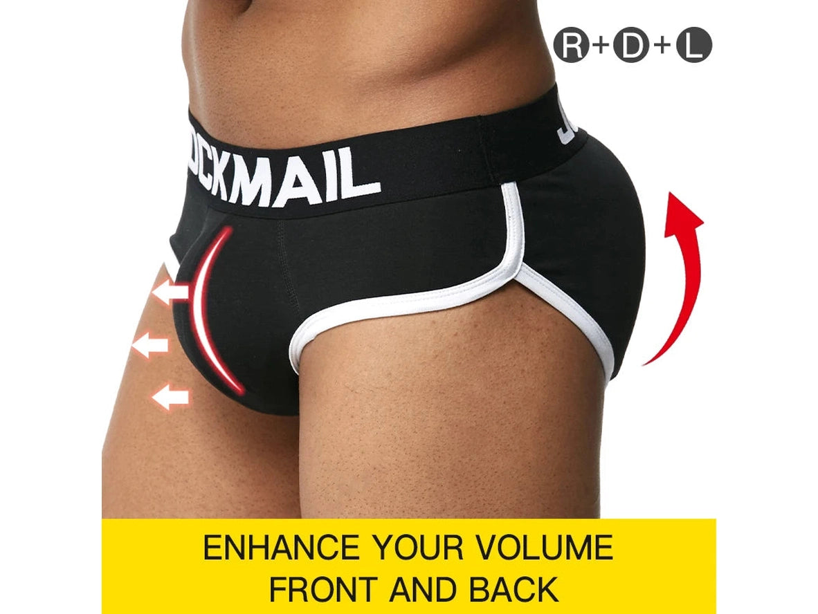 Gay Briefs | JOCKMAIL Butt and Pouch Padded Briefs