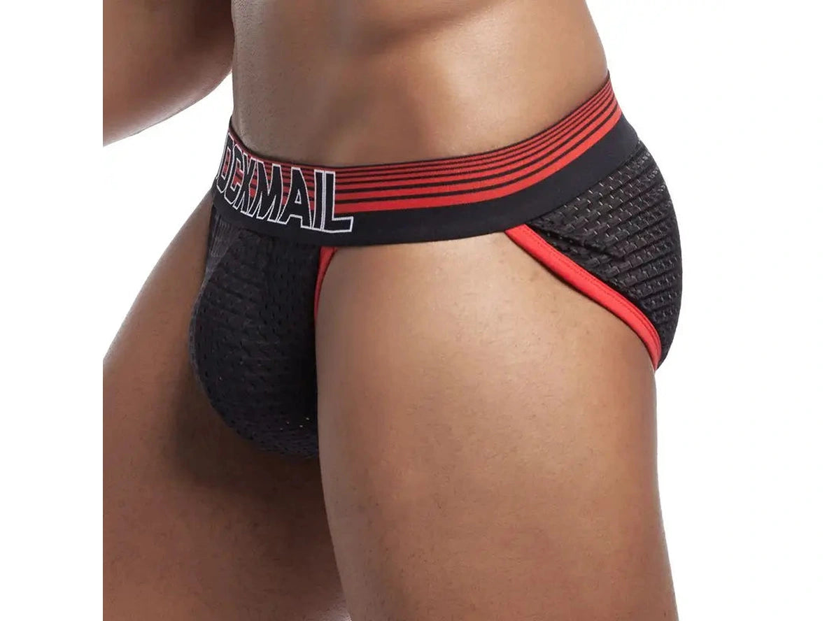 Gay Briefs | JOCKMAIL Mesh Sports Briefs 4 Piece Pack