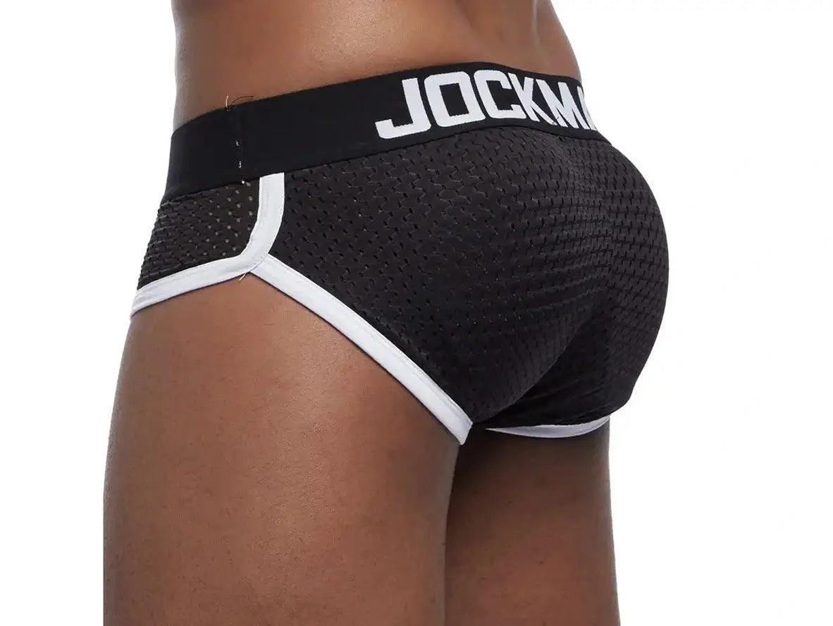 Gay Briefs | JOCKMAIL Underwear Mesh Padded Briefs