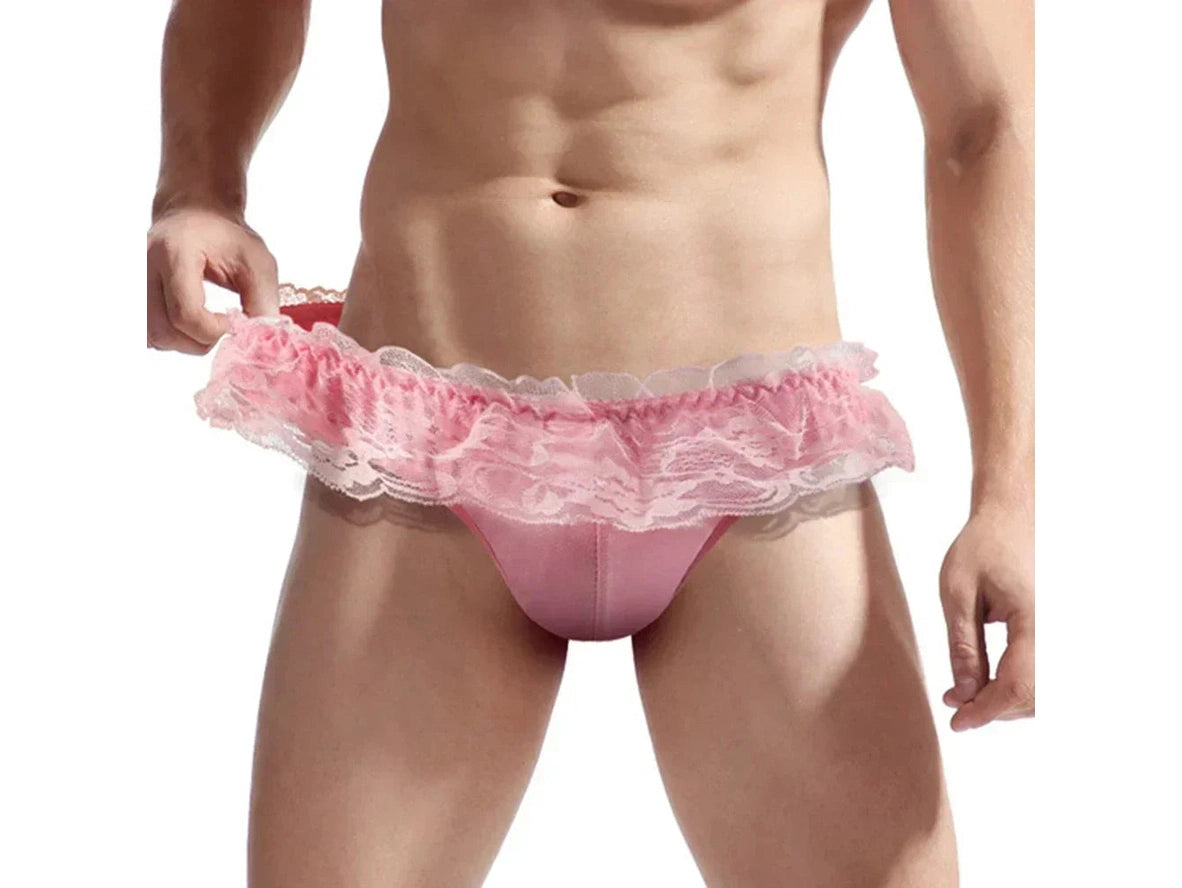 Gay Briefs | Lace Sexy Cheeky Briefs