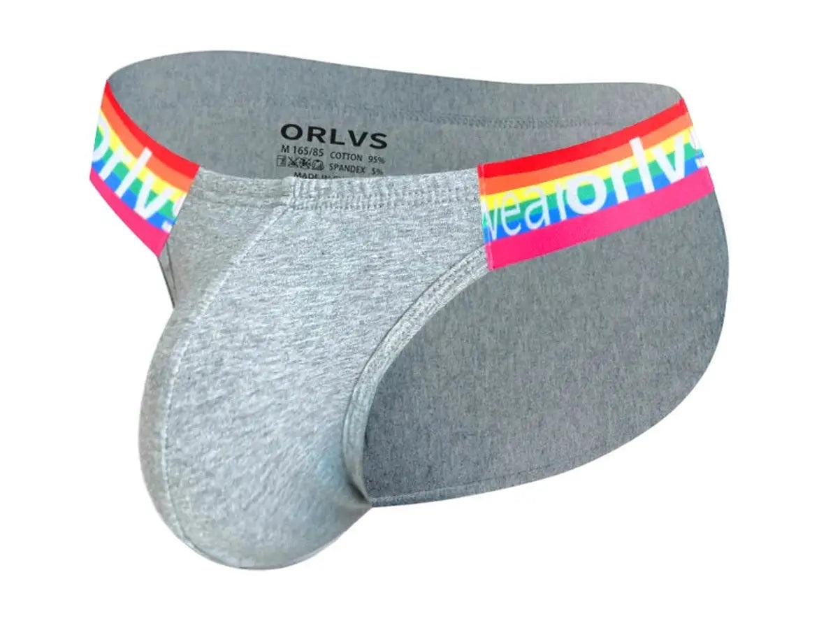 Gay Briefs | ORLVS Underwear Rainbow Briefs