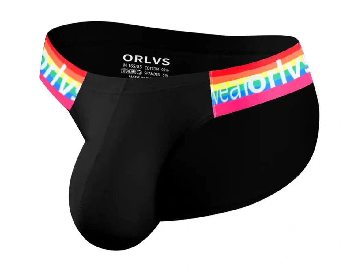 Gay Briefs | ORLVS Underwear Rainbow Briefs