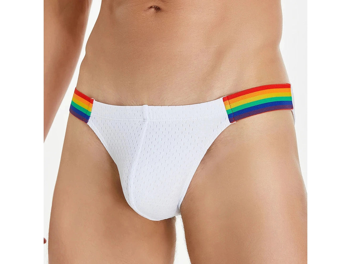 Gay Briefs | SEOBEAN Gay Pride Mesh Briefs