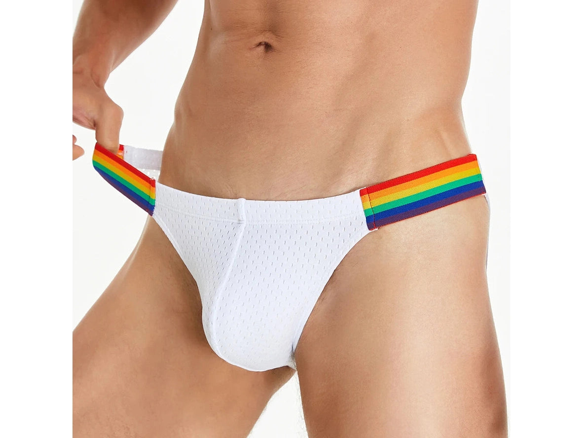 Gay Briefs | SEOBEAN Gay Pride Mesh Briefs