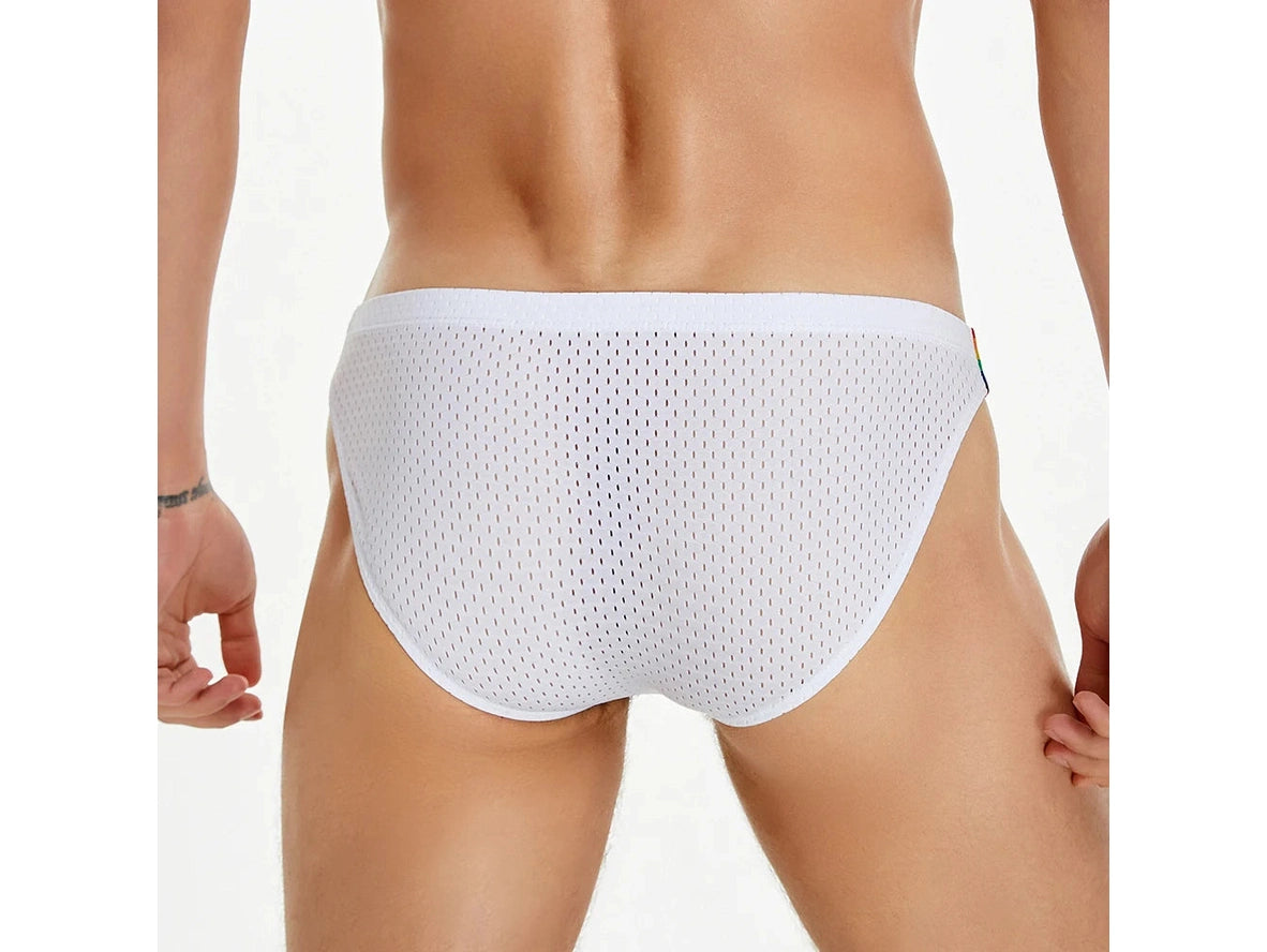Gay Briefs | SEOBEAN Gay Pride Mesh Briefs