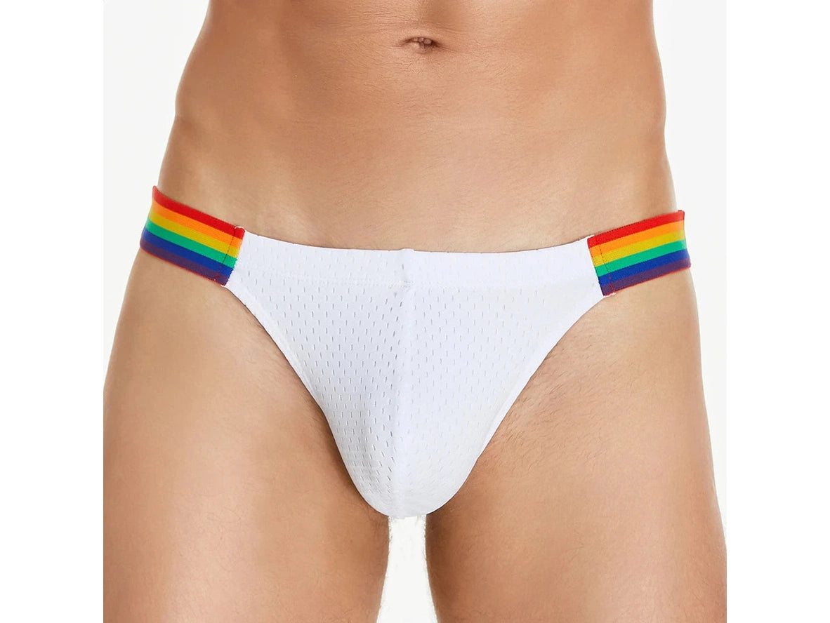Gay Briefs | SEOBEAN Gay Pride Mesh Briefs