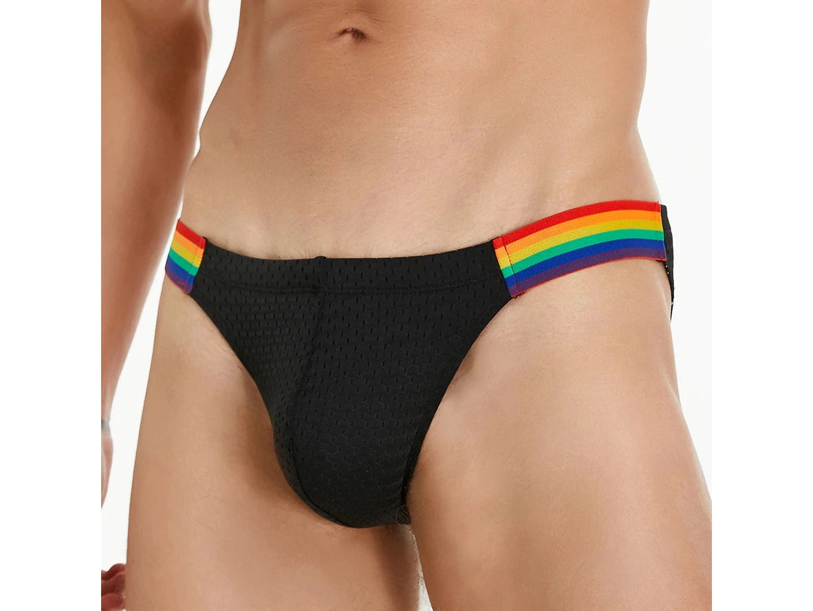 Gay Briefs | SEOBEAN Gay Pride Mesh Briefs