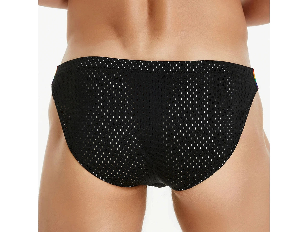 Gay Briefs | SEOBEAN Gay Pride Mesh Briefs
