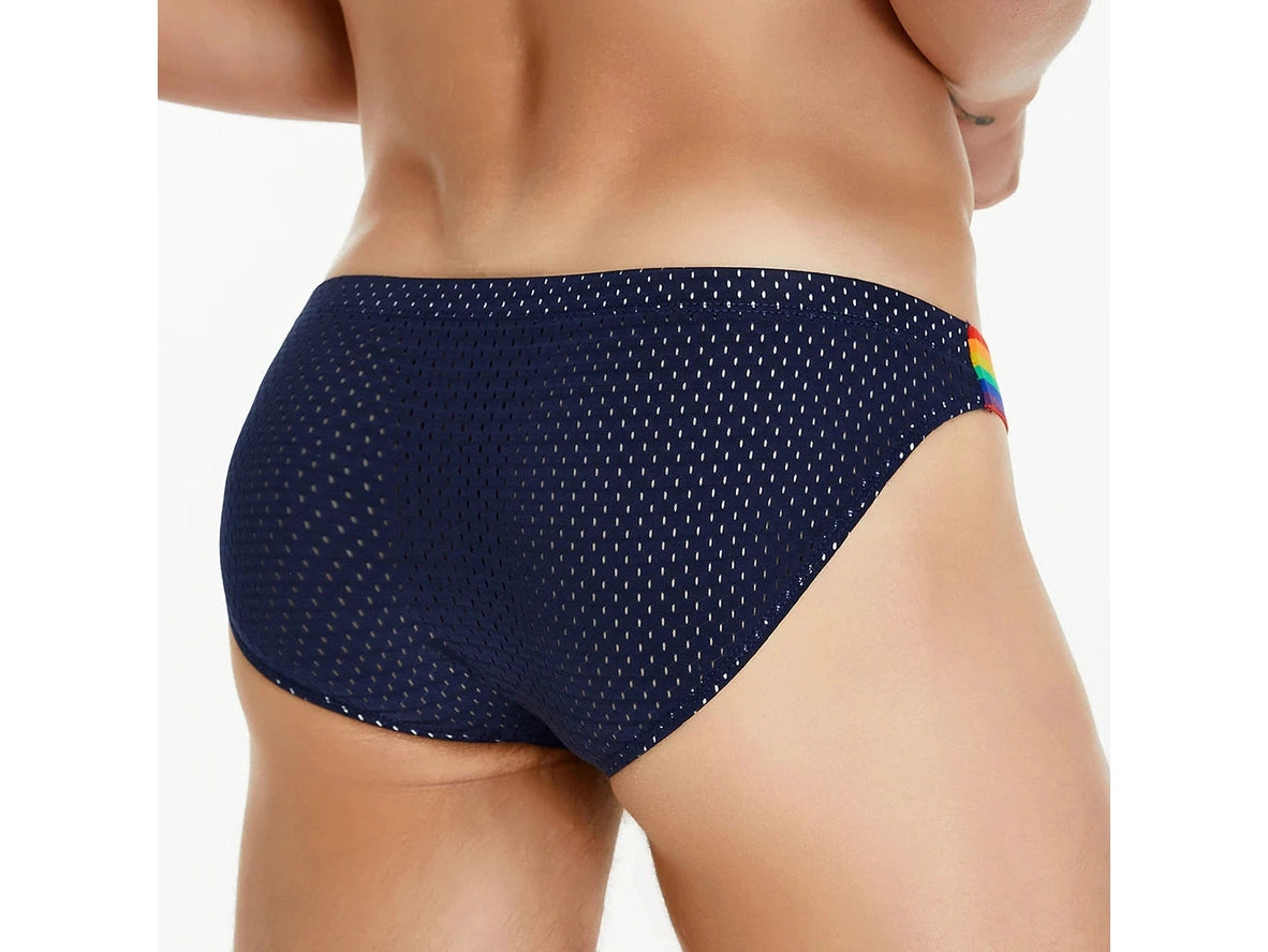 Gay Briefs | SEOBEAN Gay Pride Mesh Briefs