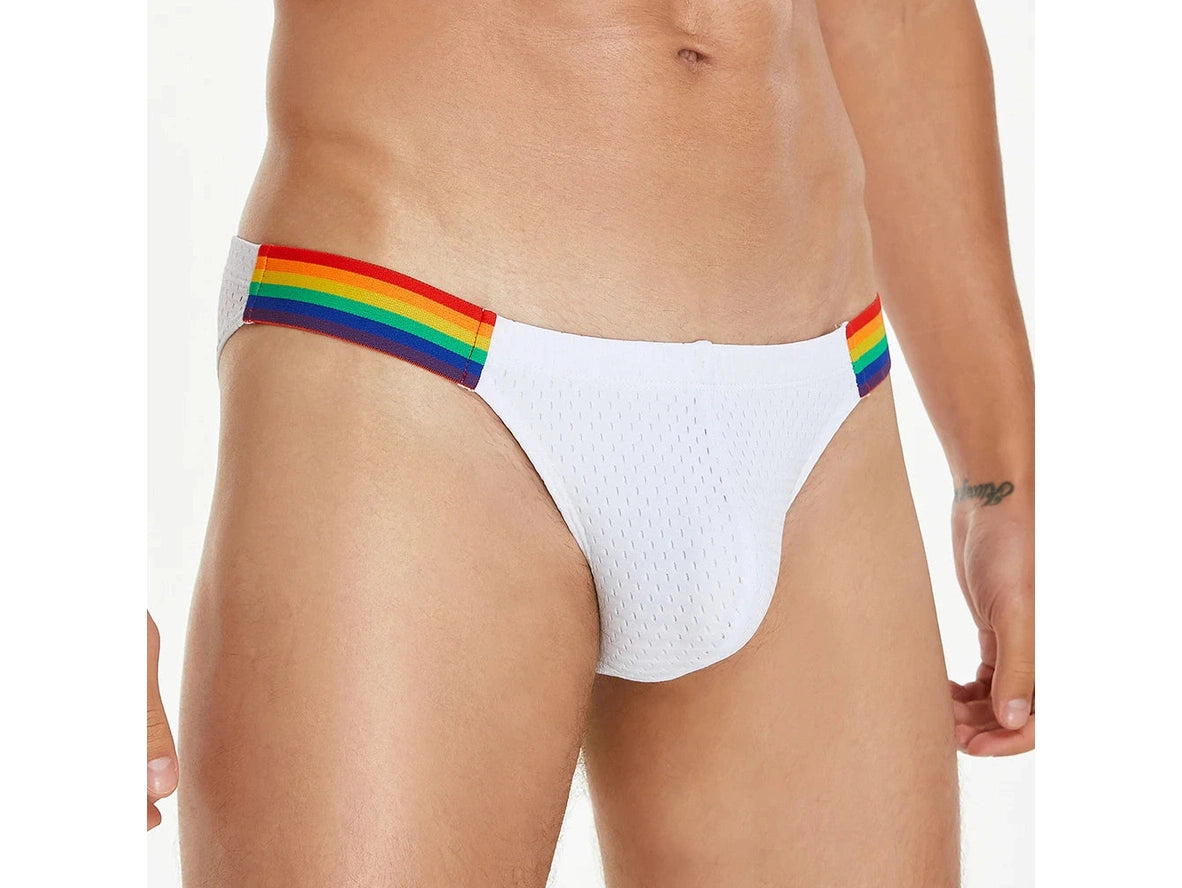 Gay Briefs | SEOBEAN Gay Pride Mesh Briefs
