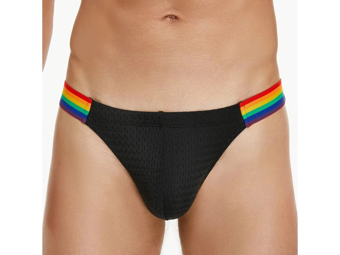 Gay Briefs | SEOBEAN Gay Pride Mesh Briefs