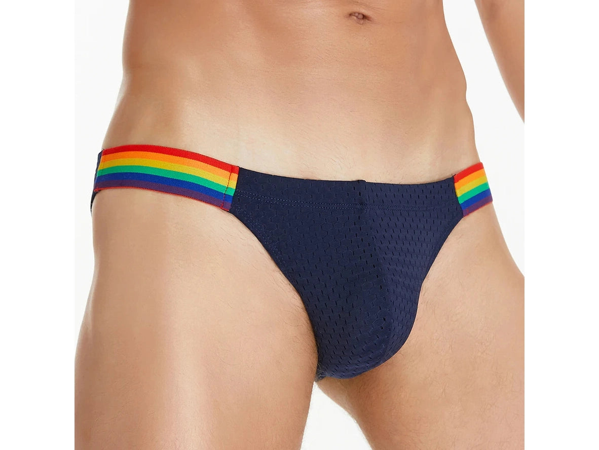 Gay Briefs | SEOBEAN Gay Pride Mesh Briefs