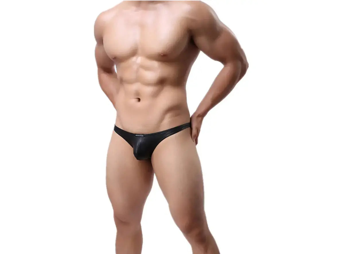 Gay Briefs | Sexy Hot Faux Leather Briefs