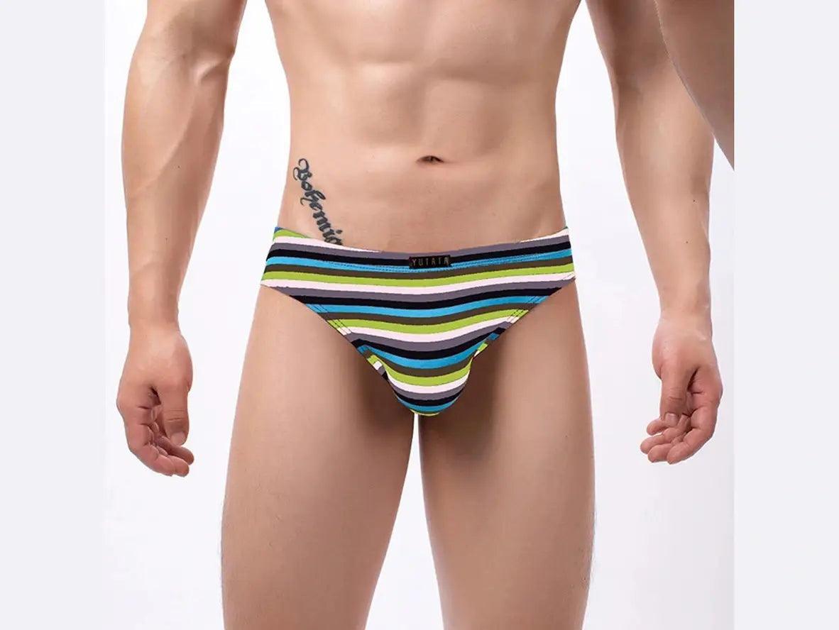 Gay Briefs | Sexy Stripe Rainbow Briefs