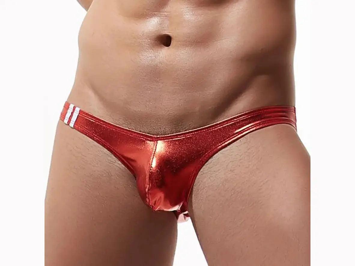 Gay Briefs | Shiny Faux Leather Underwear Briefs