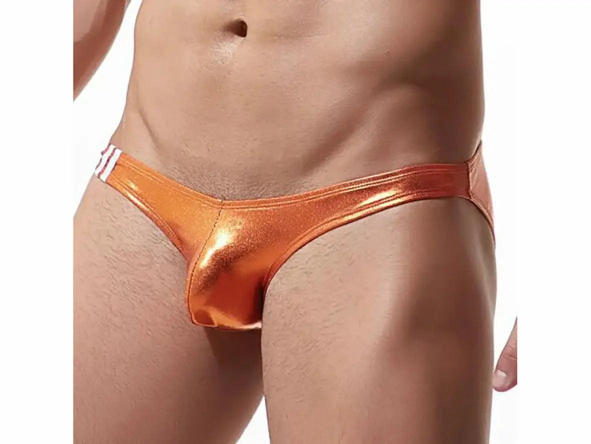 Gay Briefs | Shiny Faux Leather Underwear Briefs