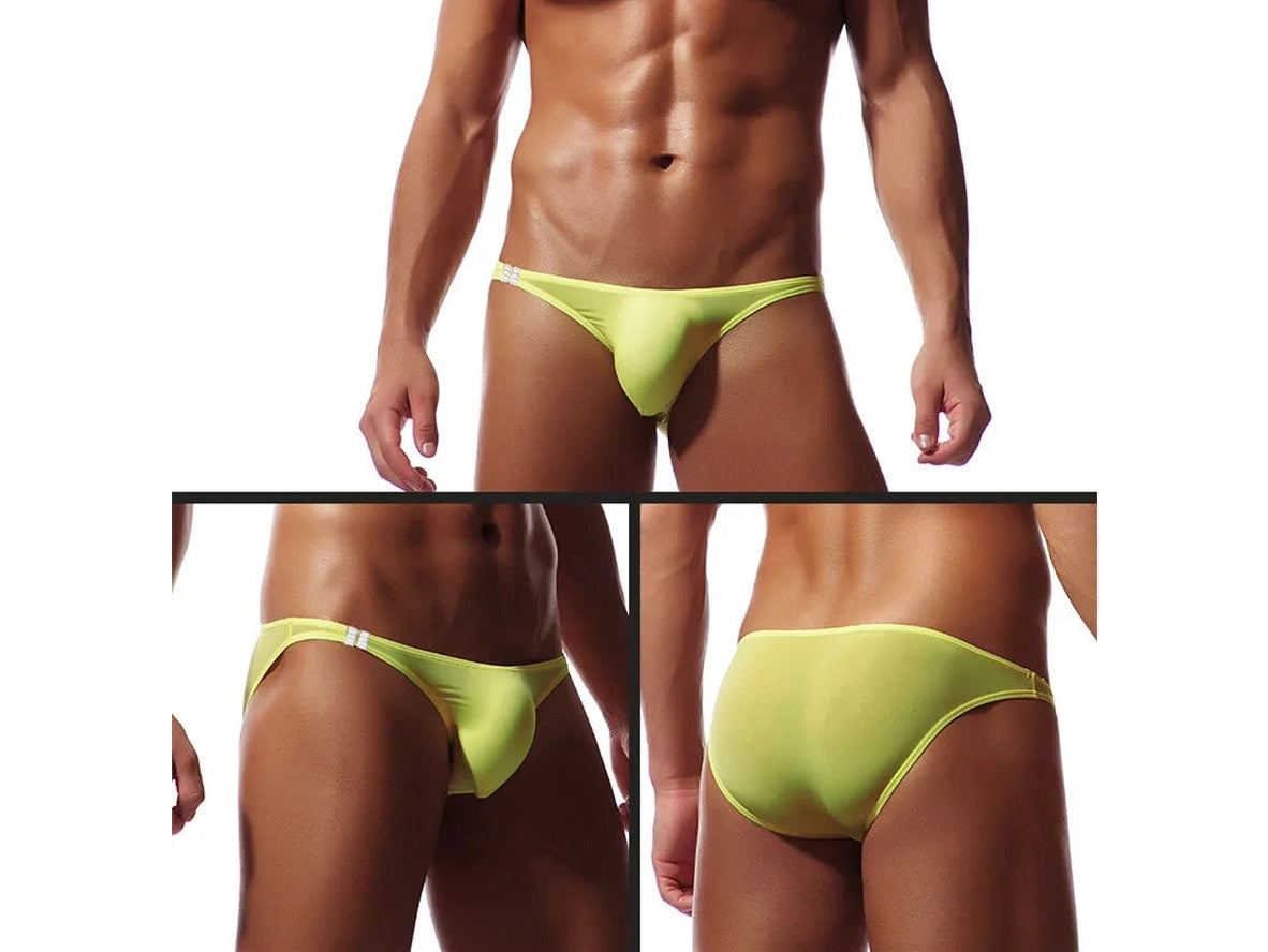 Gay Briefs | Soft Smooth Ice Silk Low-Rise Briefs