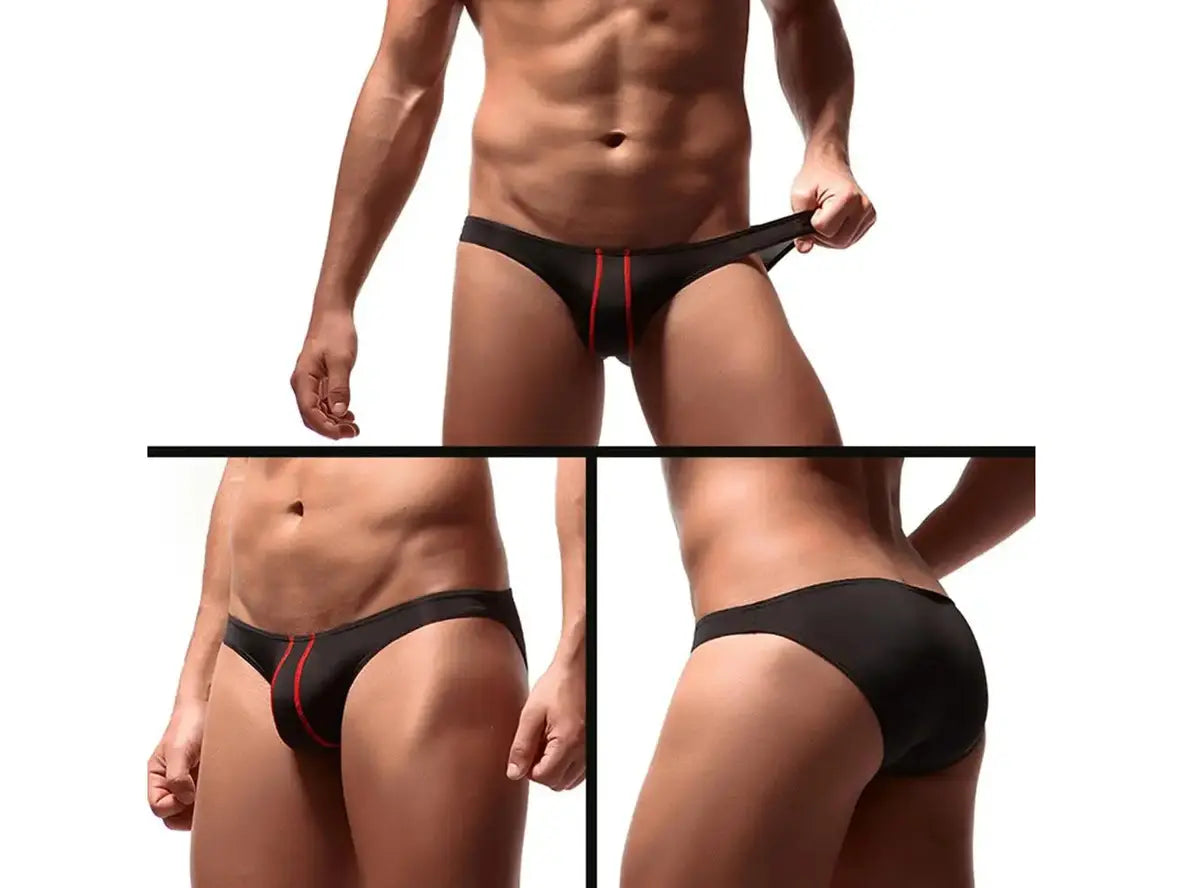 Gay Briefs | Soft Smooth Ice Silk Low-Rise Underwear Briefs