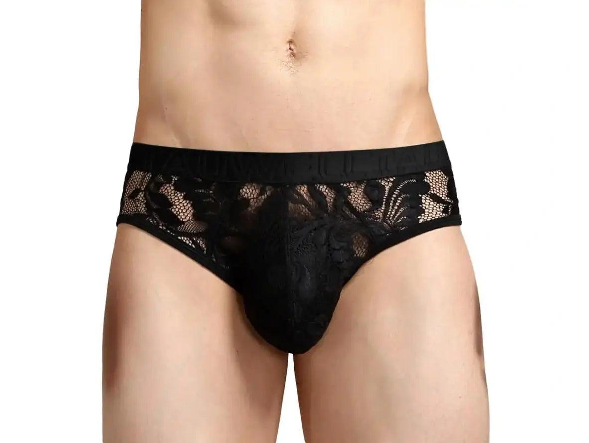 Gay Briefs | TAUWELL Lace Transparent Briefs