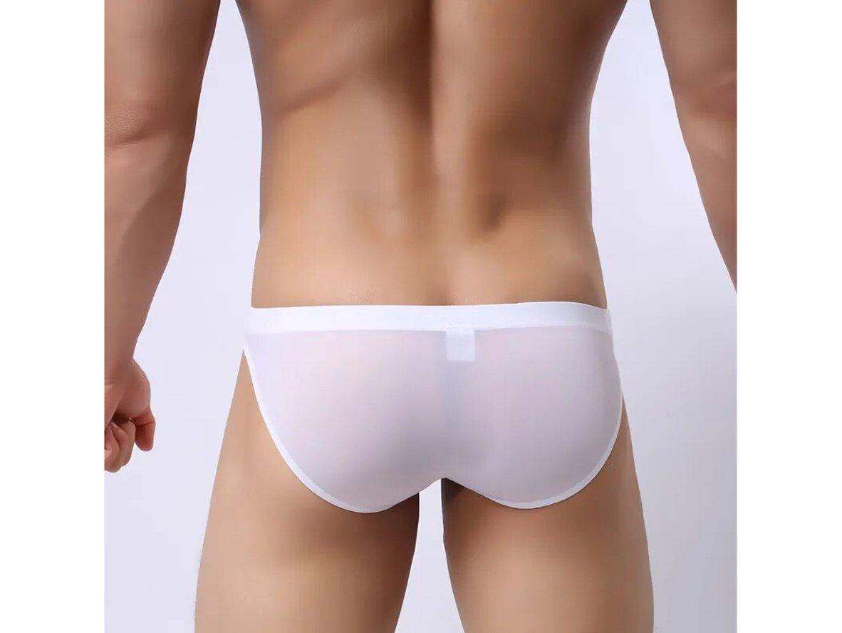 Gay Briefs | Ultra-Thin Transparent Ice Silk Underwear Briefs