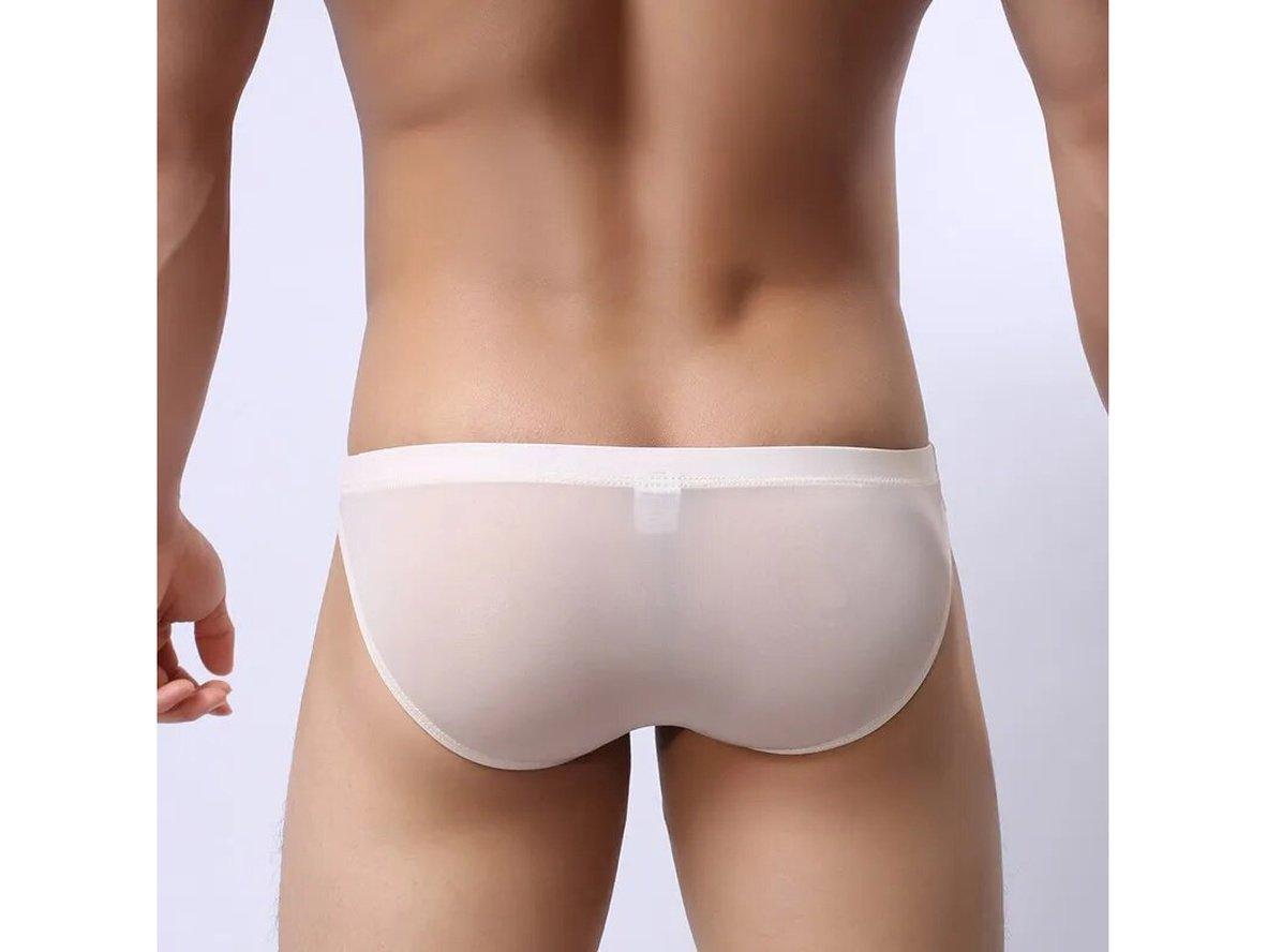 Gay Briefs | Ultra-Thin Transparent Ice Silk Underwear Briefs