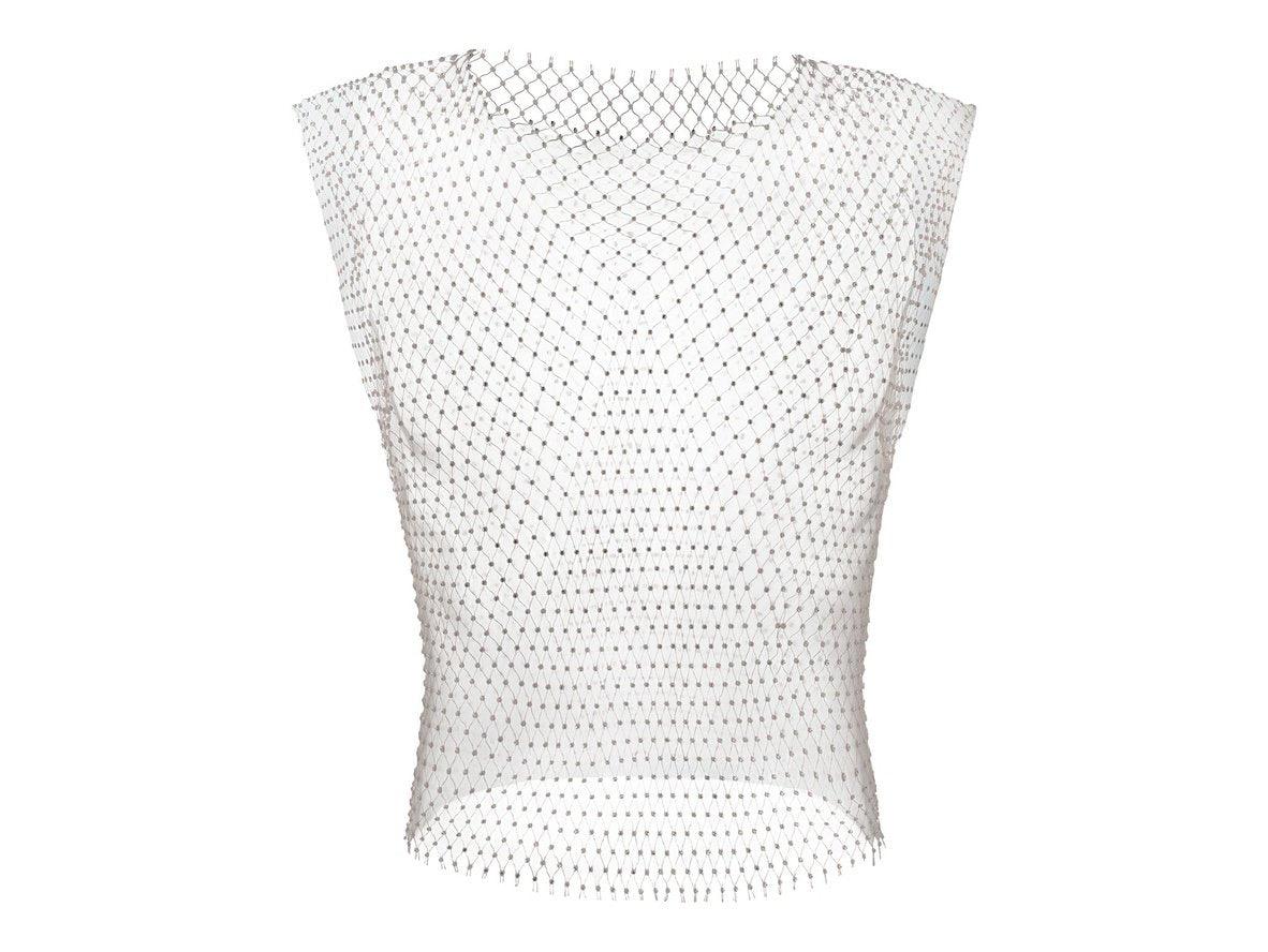 Gay Crop Tops | CLEVER-MENMODE Party See-Through Mesh Crop Top