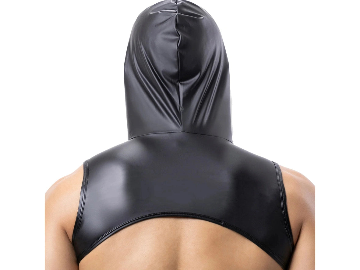 Gay Crop Tops | Clubwear Muscle Hooded Crop Top