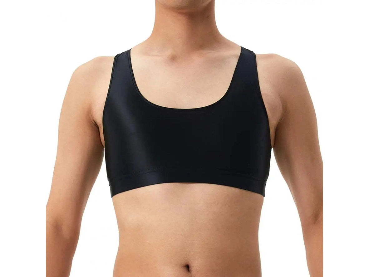 Gay Crop Tops | Glossy Smooth Crop Top Clubwear