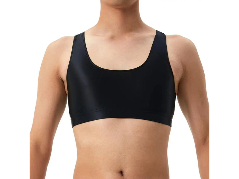 Gay Crop Tops | Glossy Smooth Crop Top Clubwear
