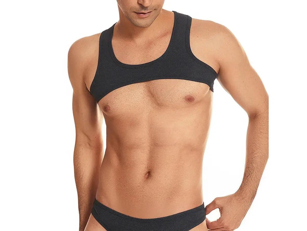 Gay Crop Tops | MENSSEXI Muscle Crop Top