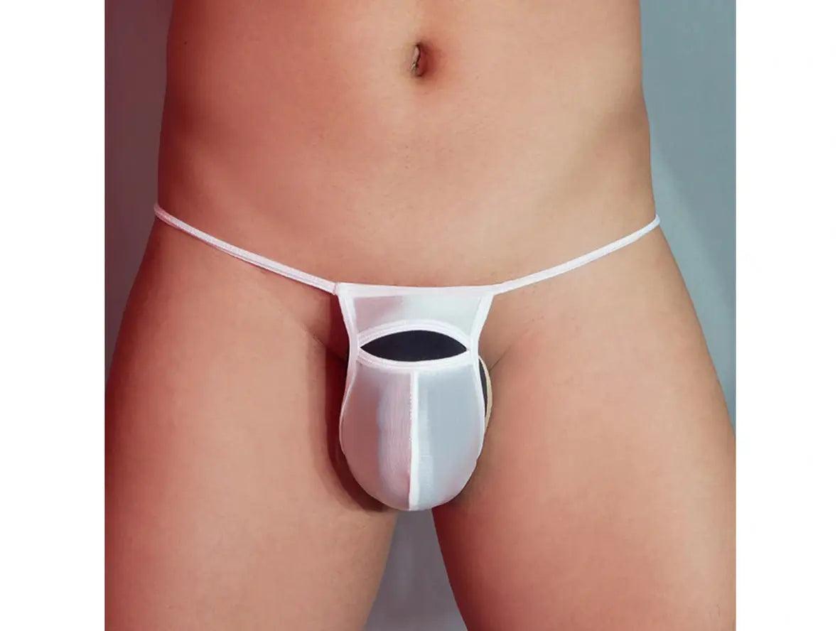 Gay G-Strings | Seductive See-Through Bulge Pouch Thong