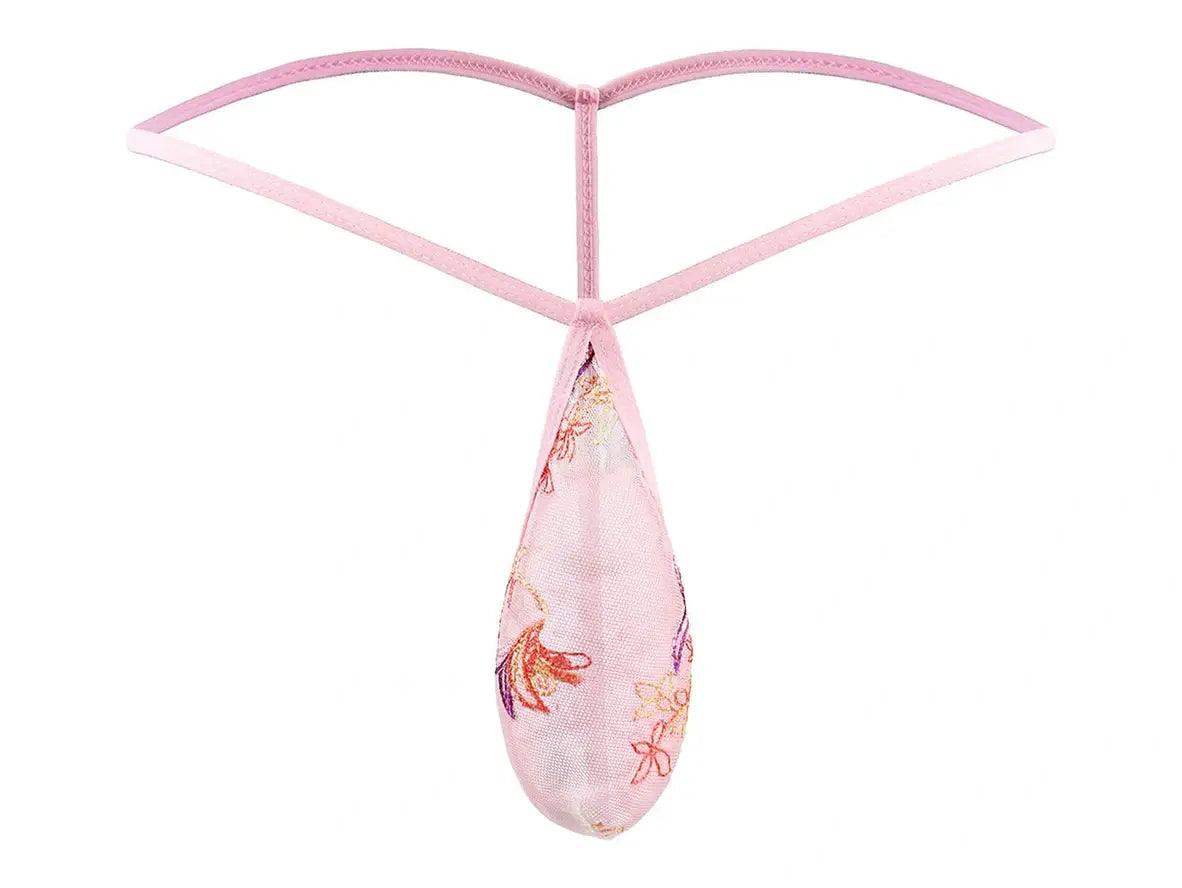 Gay G-Strings | Sexy Floral See-Through G-Strings