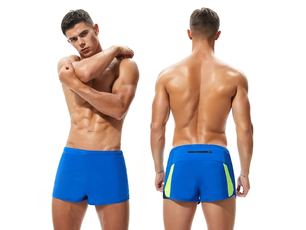 Gay Gym Shorts | 2 in 1 Compression Fitness Run Shorts