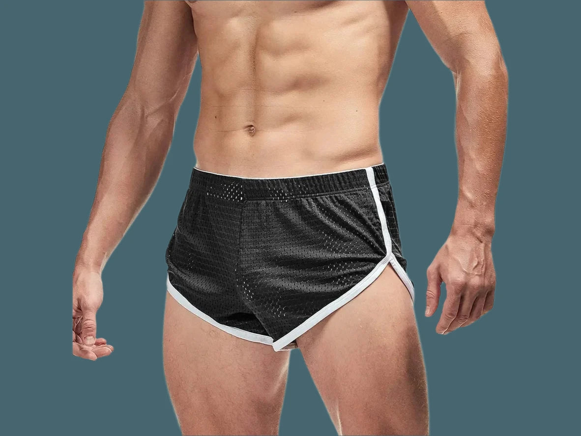 Gay Gym Shorts | 3&quot; Mesh Split Side Shorts