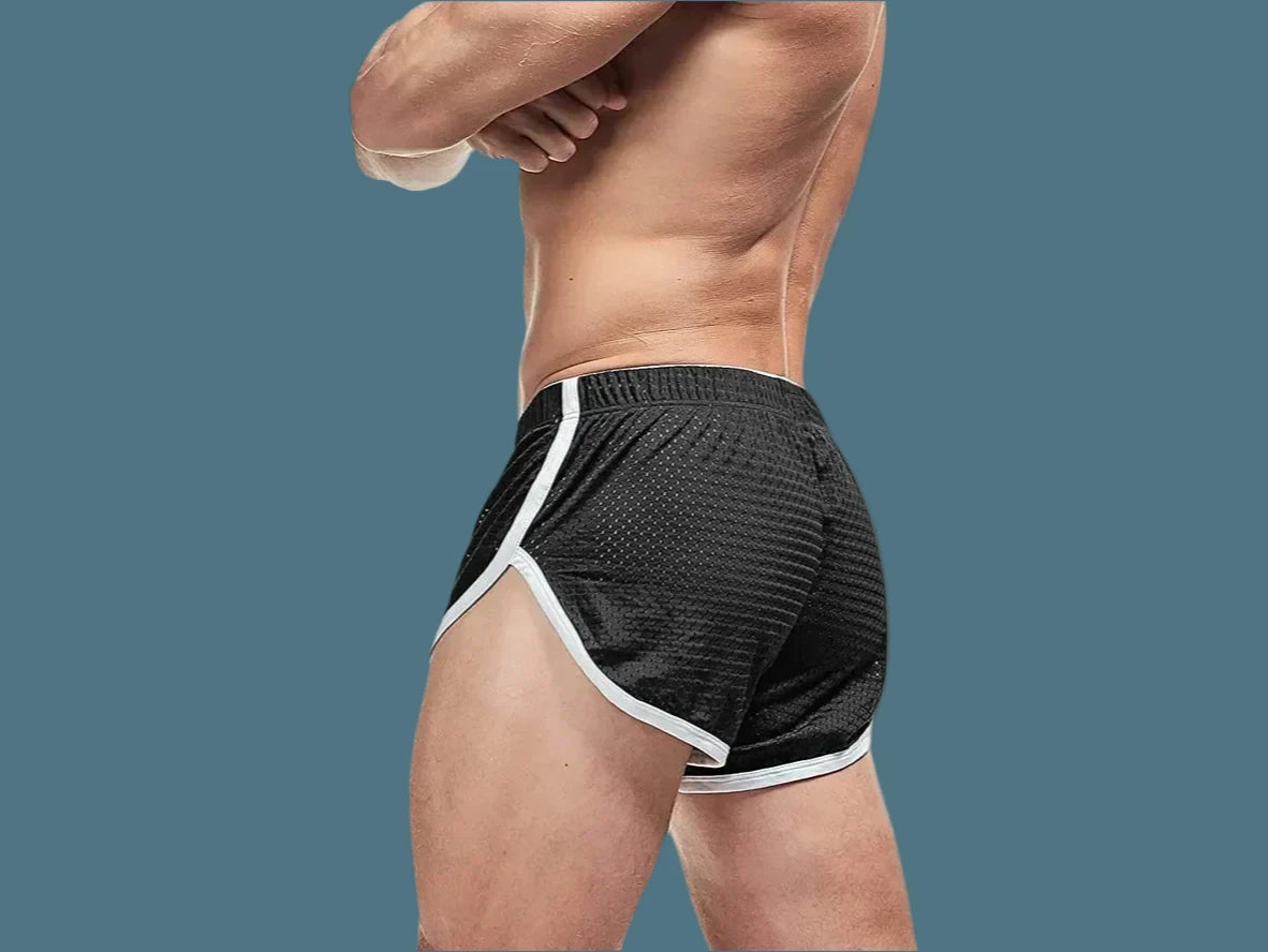 Gay Gym Shorts | 3&quot; Mesh Split Side Shorts
