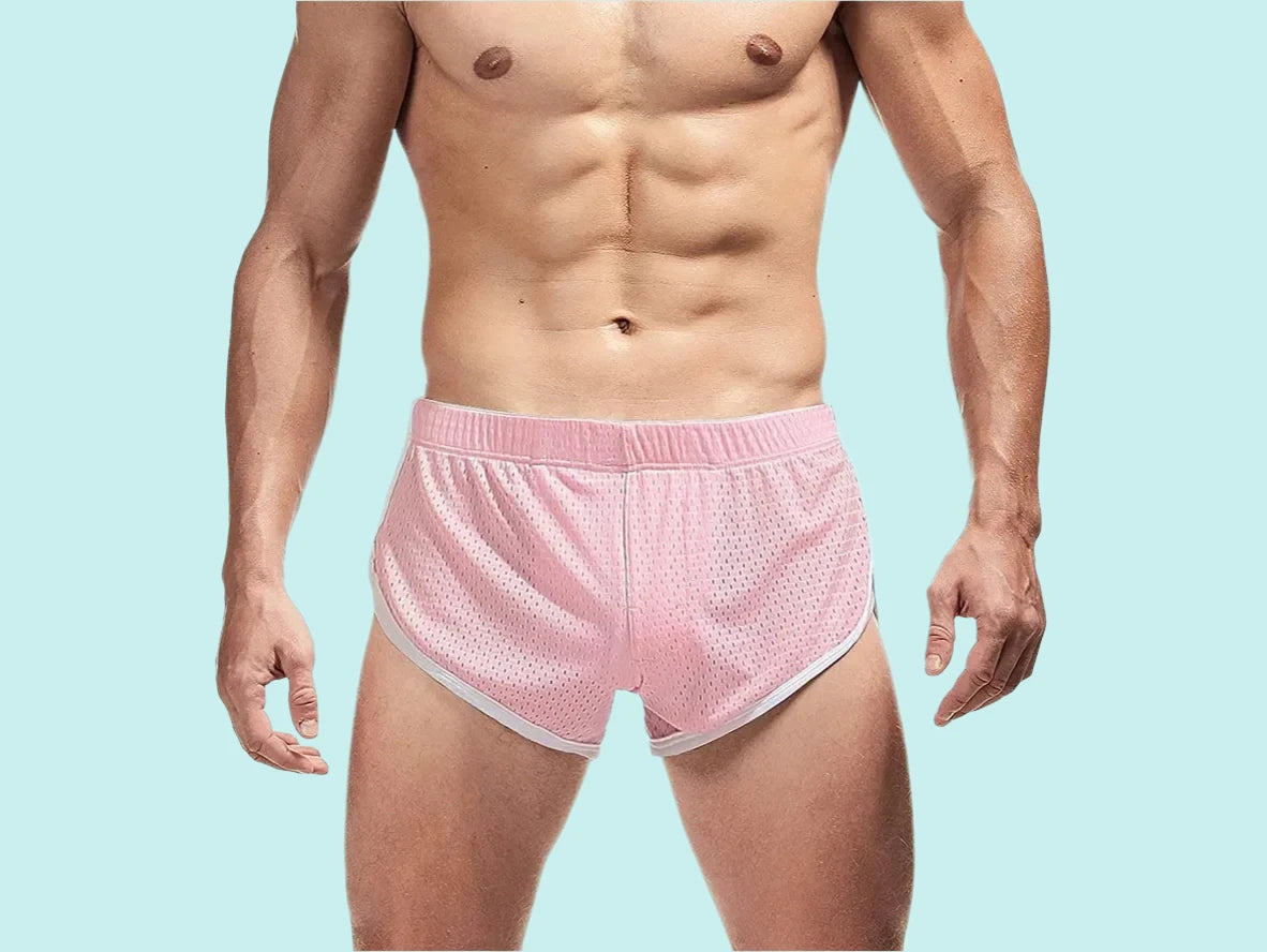 Gay Gym Shorts | 3&quot; Mesh Split Side Shorts