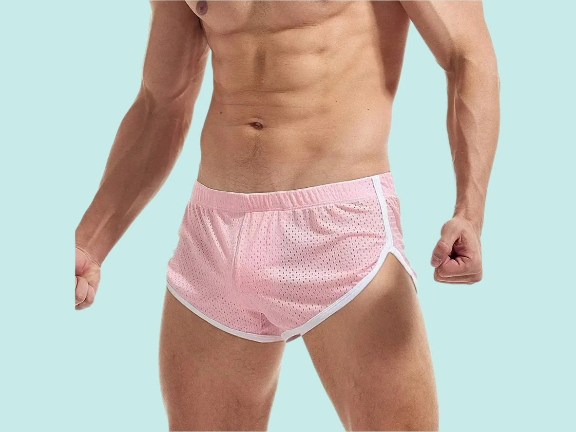 Gay Gym Shorts | 3&quot; Mesh Split Side Shorts